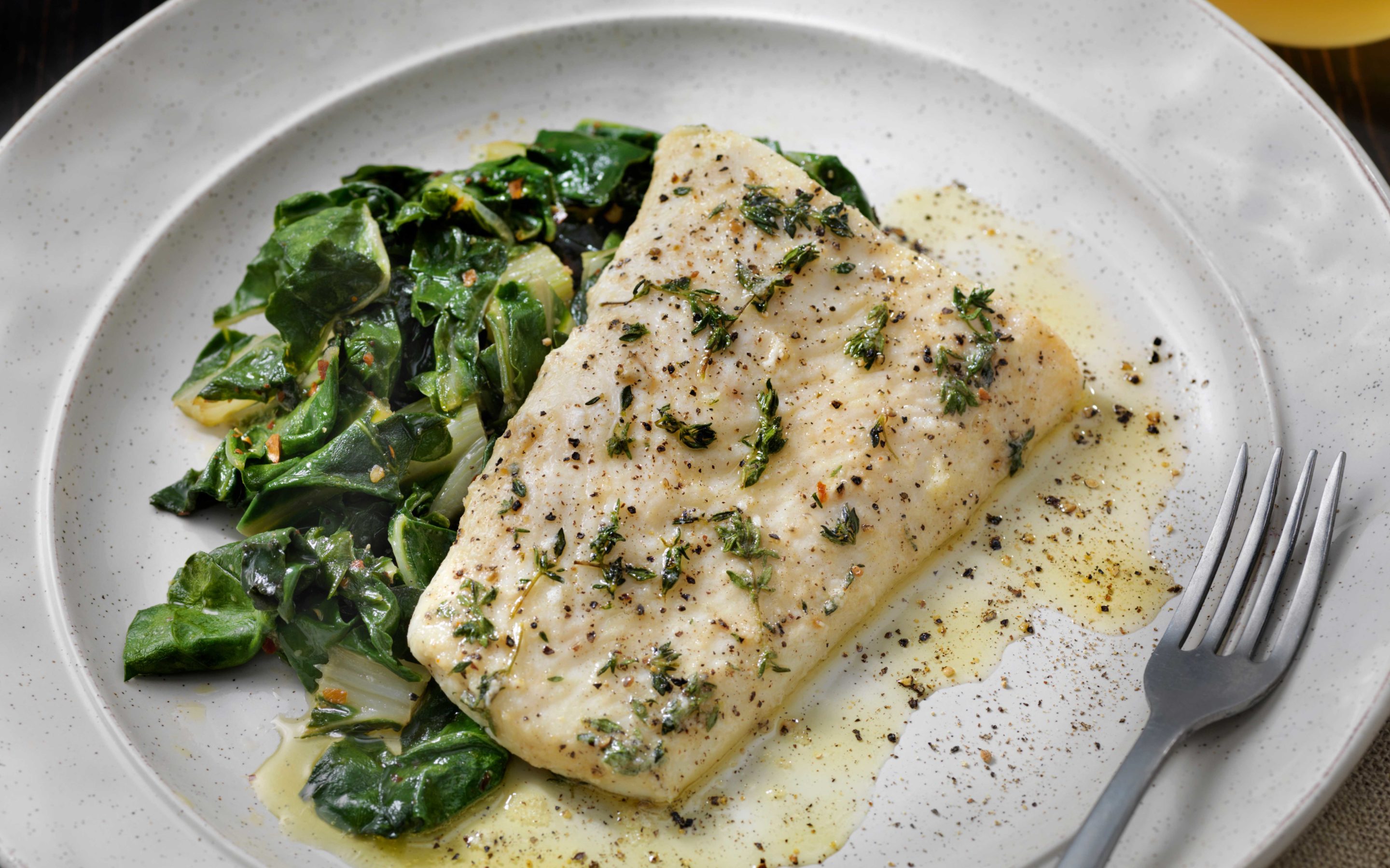 halibut dinner