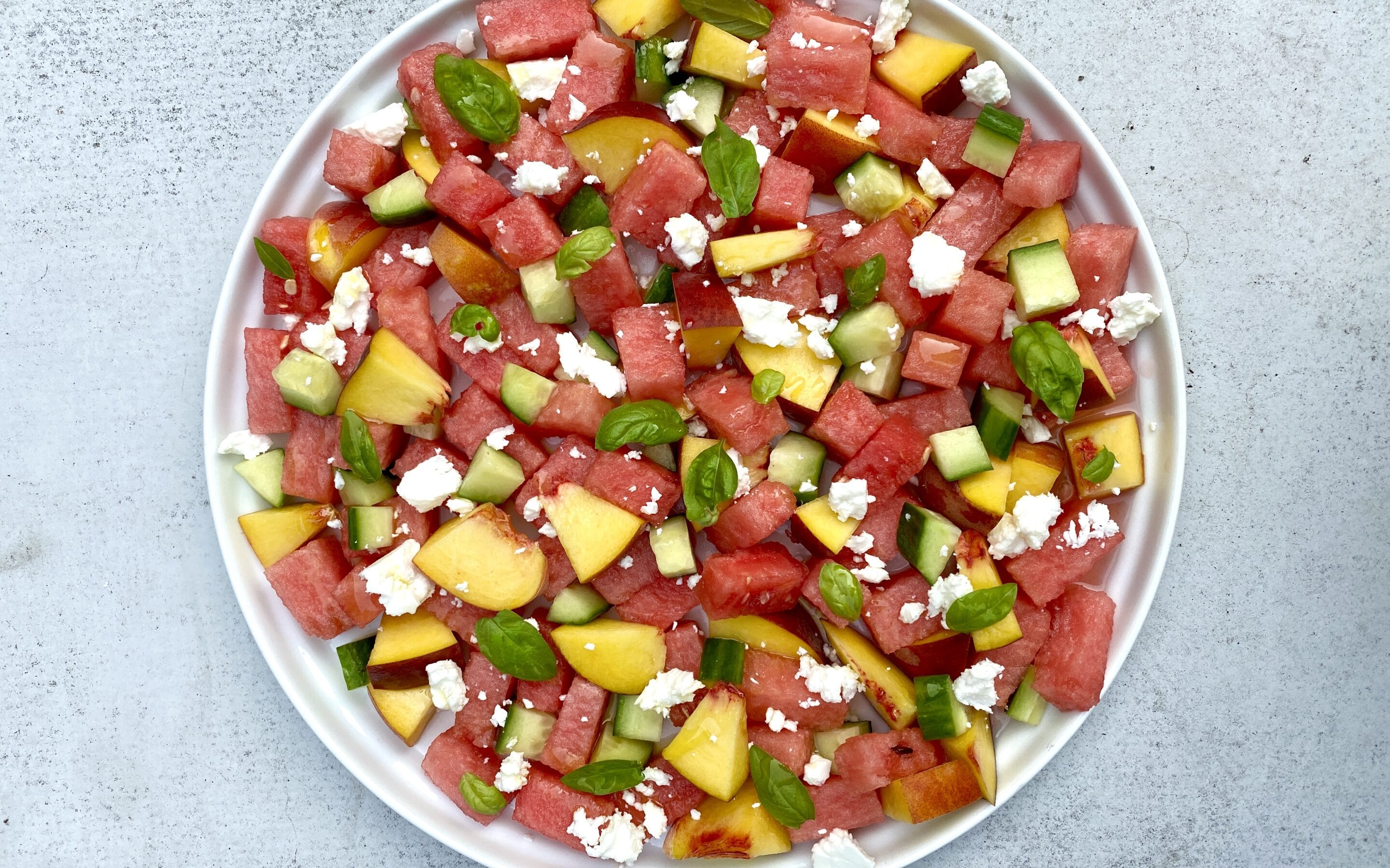 Watermelon salad from Zupan's Markets