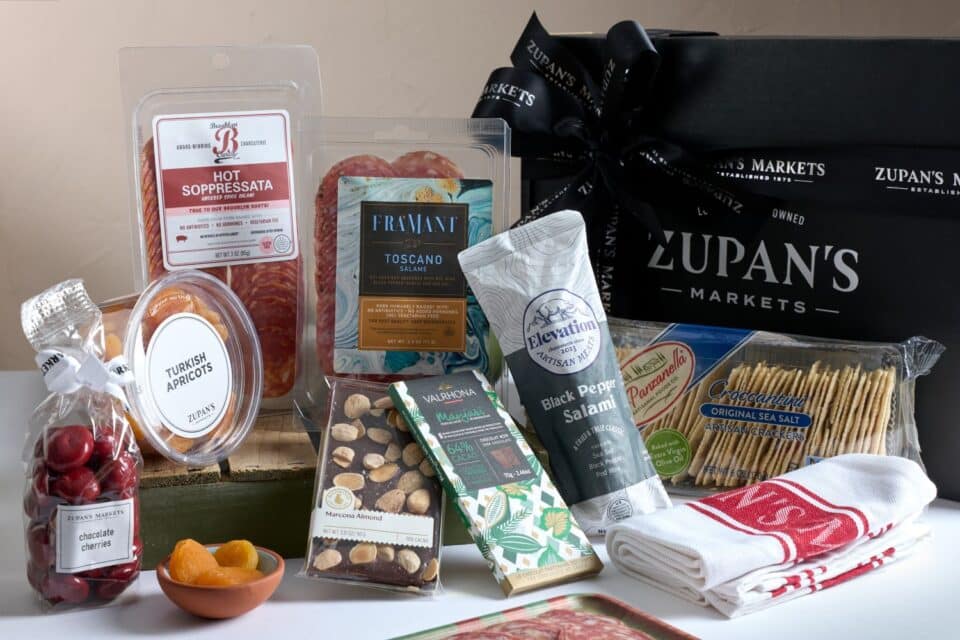 Zupan's Markets chocolate and Charcuterie Gift Boxes