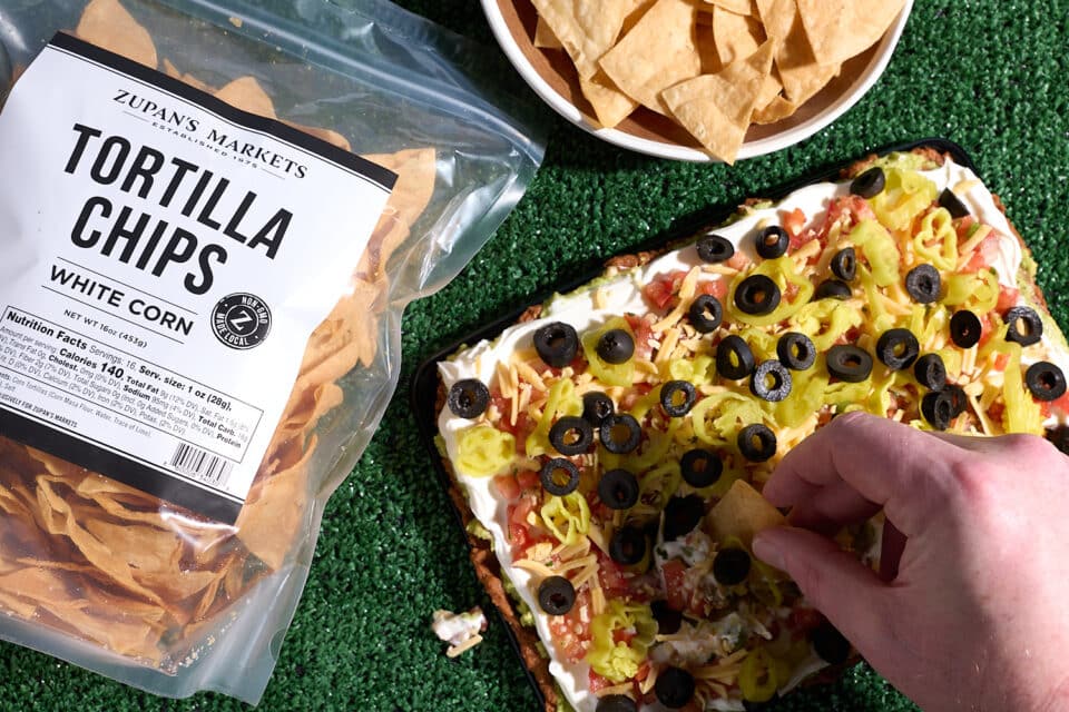 7 Layer Dip & Chips at Zupan's Markets