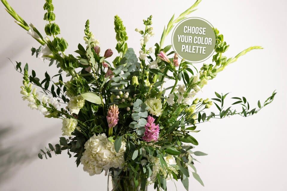 bouquet of flowers with a white background
